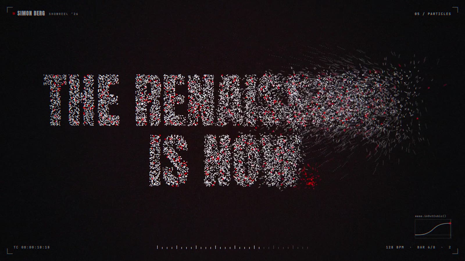 Fourteen thousand particles, landing on a beat.