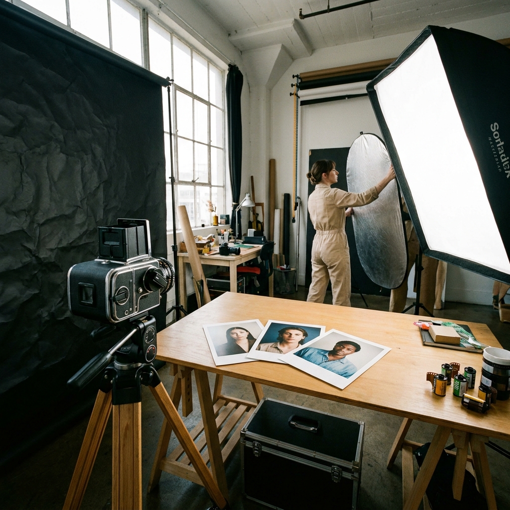 Nano Banana Pro photographer's studio