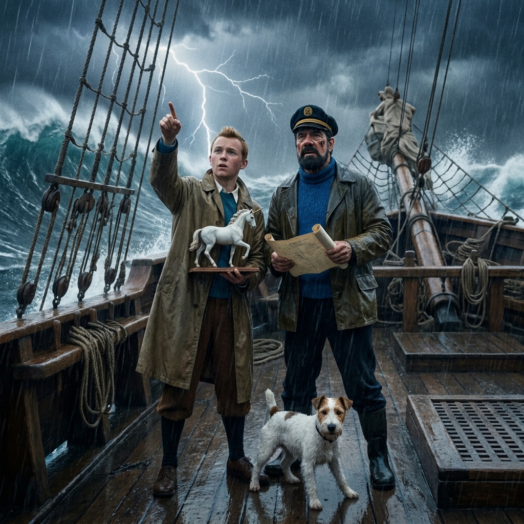 Nano Banana Pro Tintin live-action