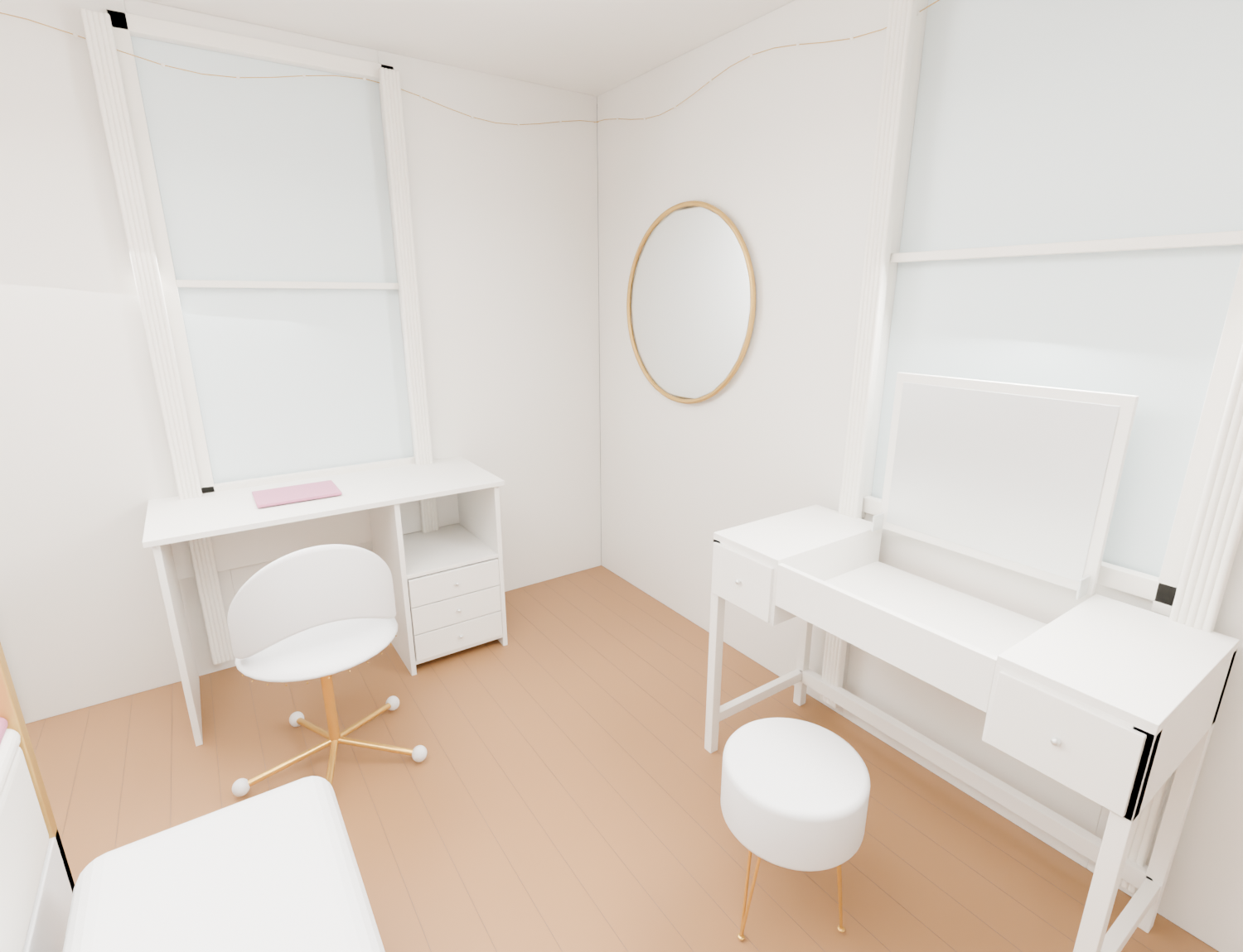 Blender reference camera showing room geometry and furniture