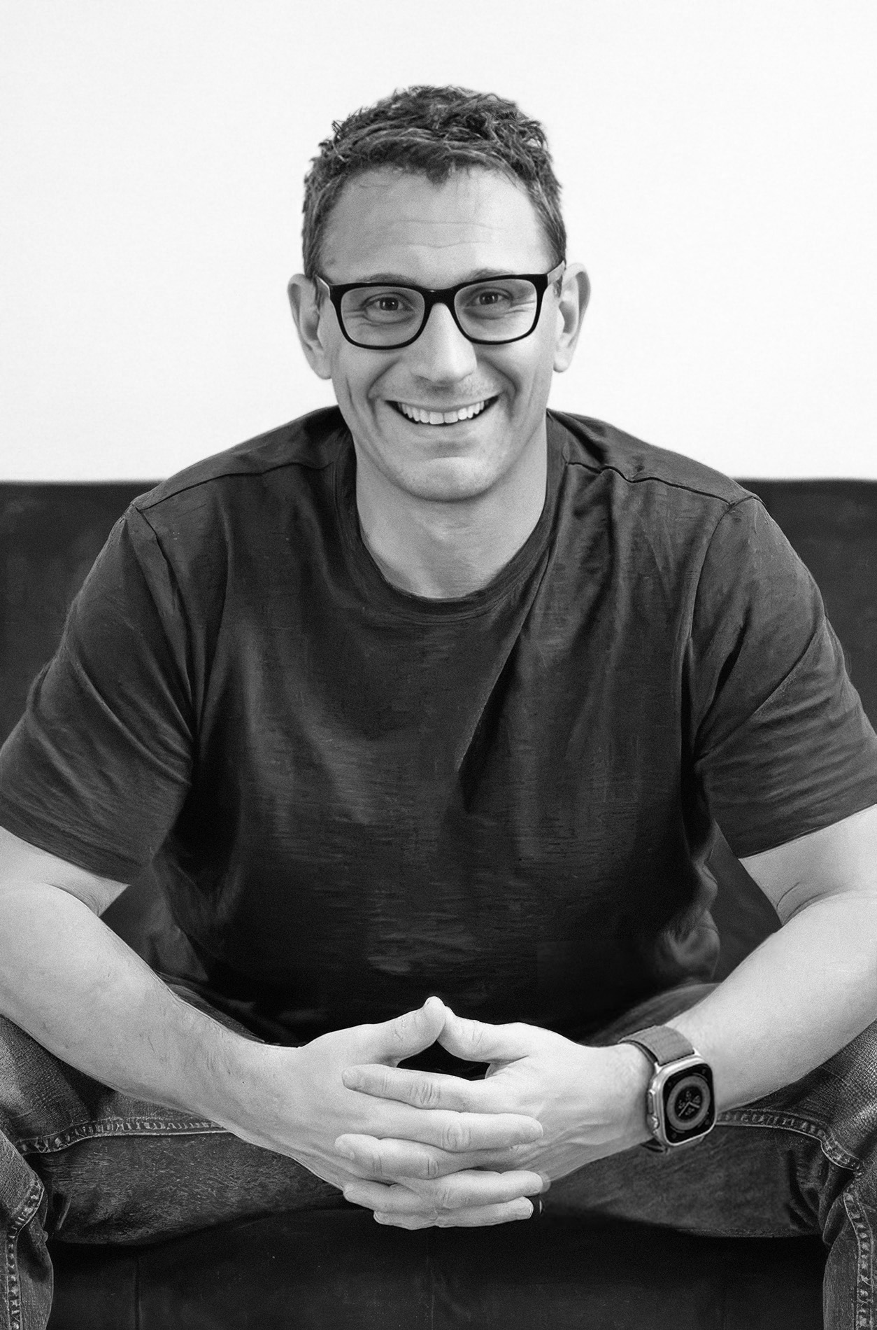 Simon Berg in his studio